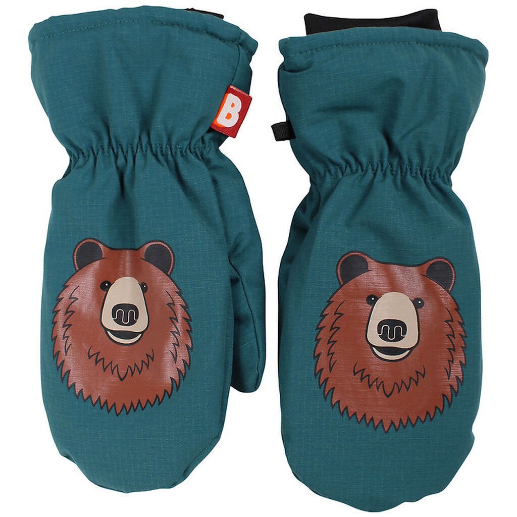 DYR-Cph Luffer m. Fleece - DYRPaw - DK Slate m. Brun Bjørn