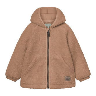 Mini A Ture Fleecejakke - Teddy - MatLiff - Cinnamon Swirl