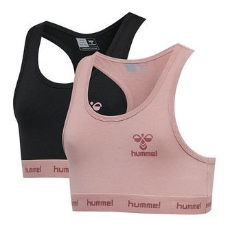 Hummel Top - hmlCarolina - 2-pak - Woodrose