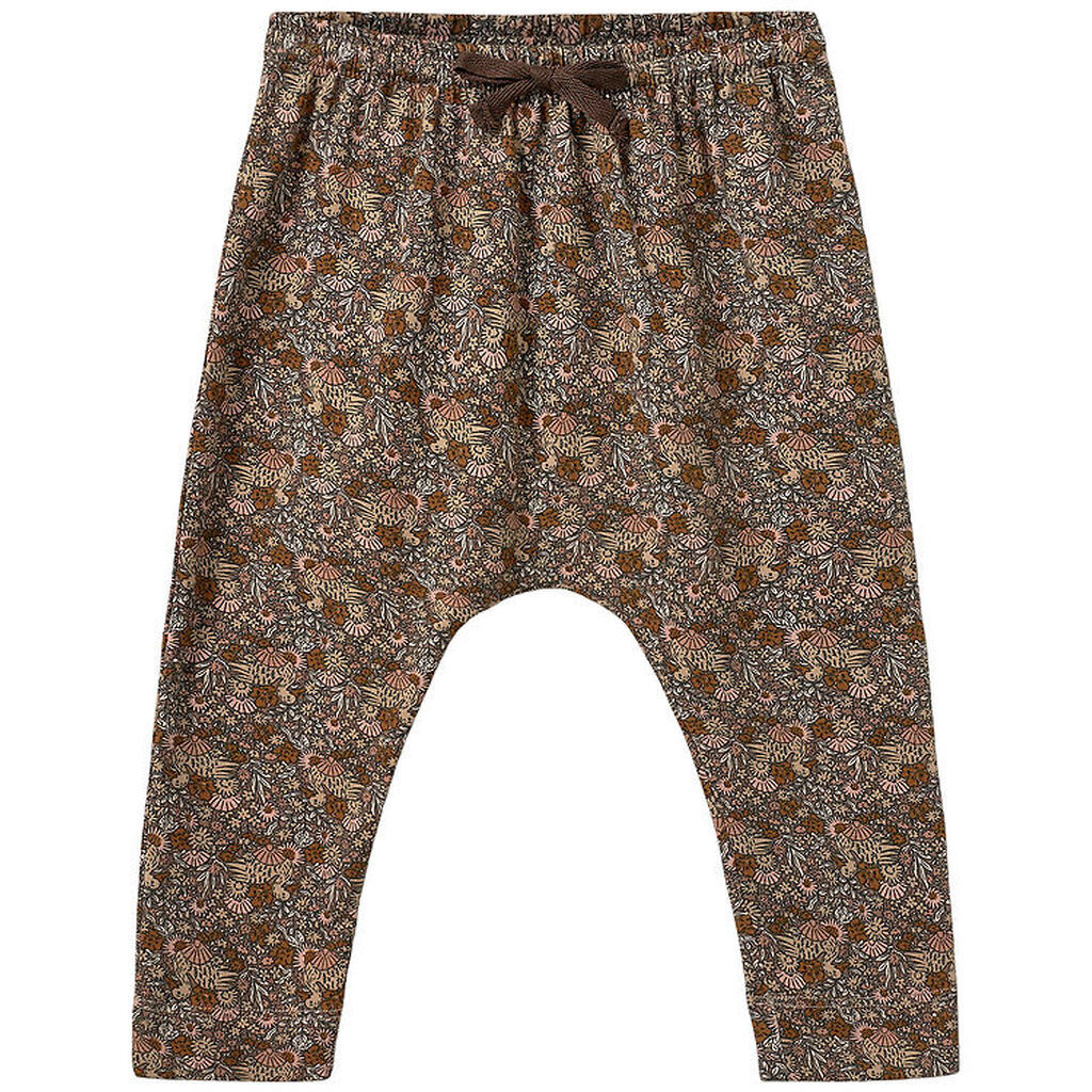 Sofie Schnoor Bukser - SarahSB - Brown m. Blomster