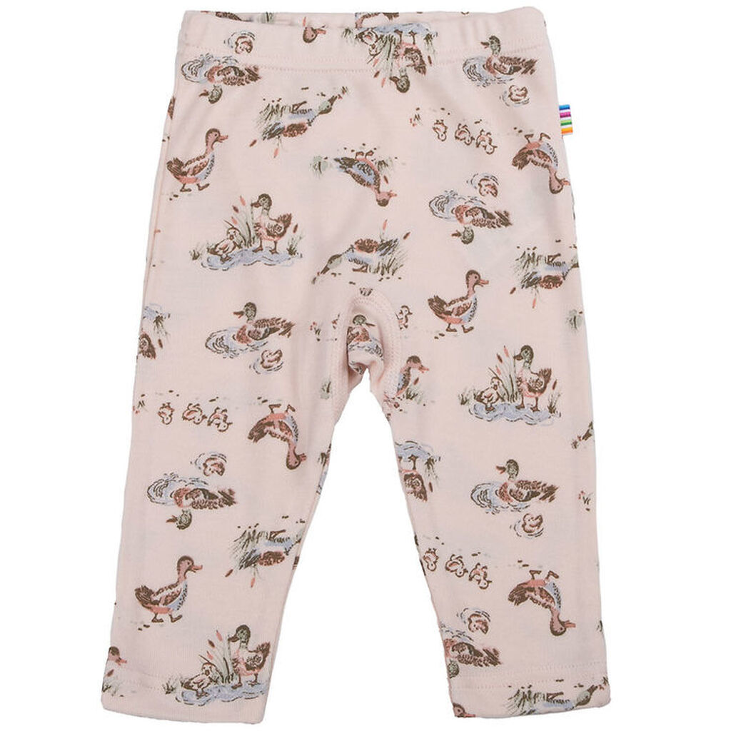Joha Leggings - Bambus - Lyserød m. Ænder
