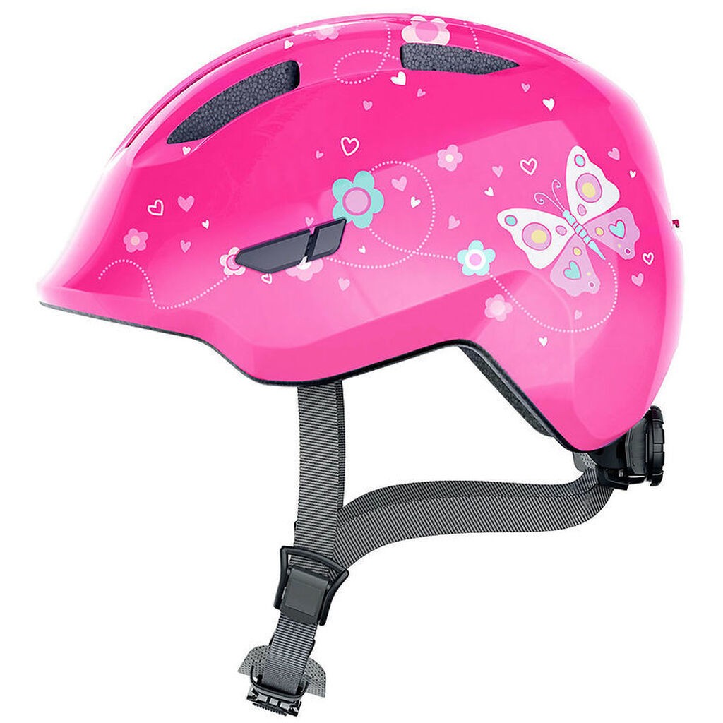 Abus Cykelhjelm - Smiley 3.0 - Pink Butterfly
