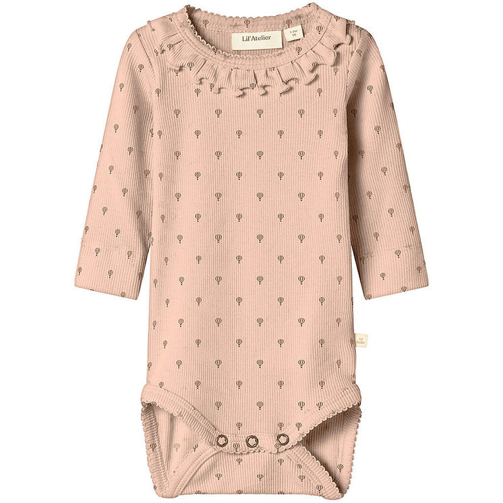 Lil Atelier Body l/æ - Rib - NbfGago - Cameo Rose