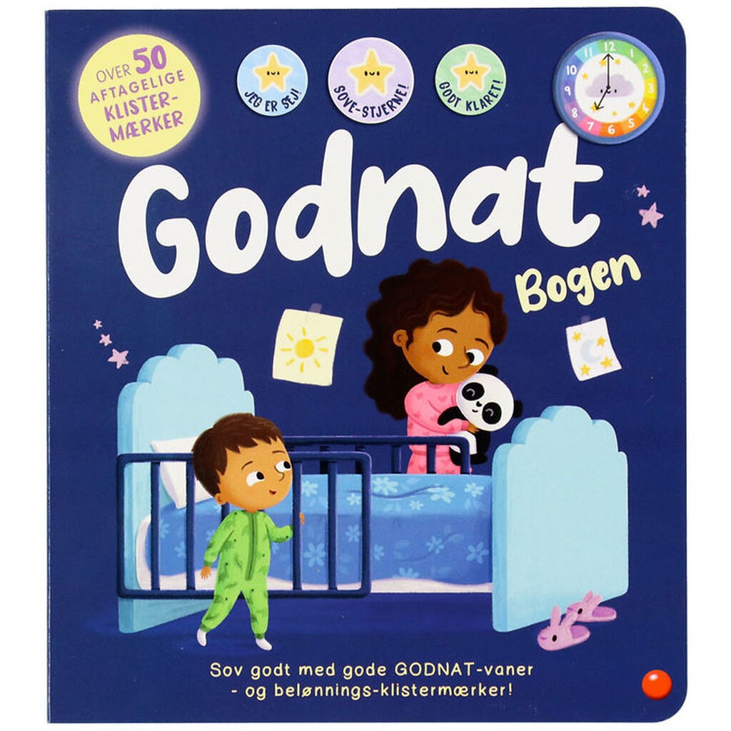 Forlaget Bolden Billedbog - Godnat Bogen - 50+ Klistermærker