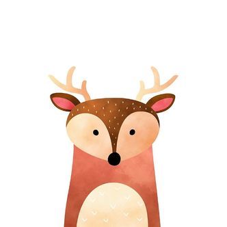 Citatplakat Plakat - B2 - Skovens Rådyr