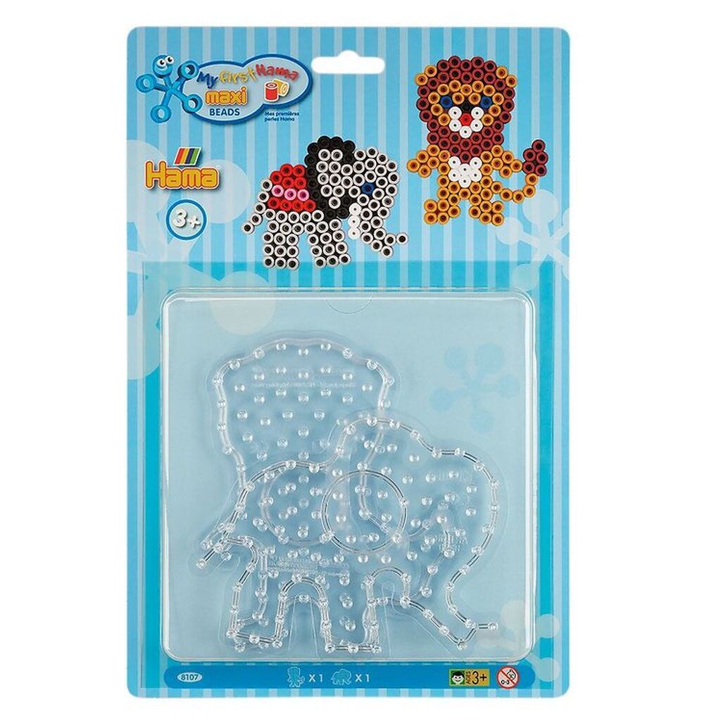 Hama Maxi Perleplader - 2 stk. - Elefant/Løve