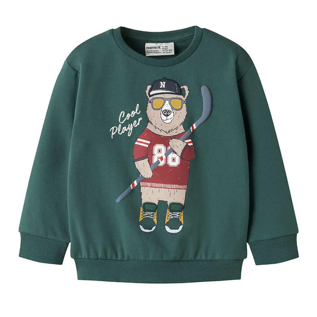 Name it Sweatshirt - NmmSaxo - Bistro Green