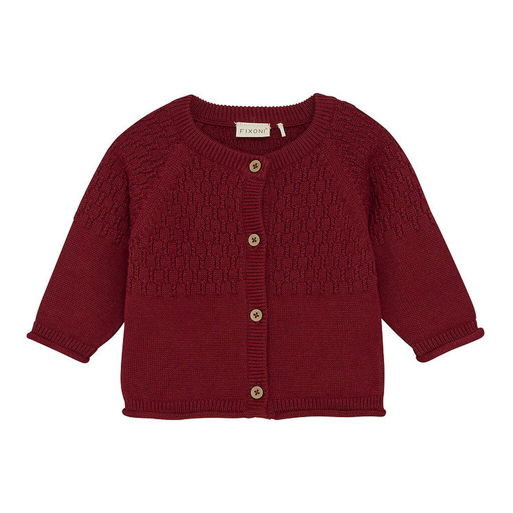 Fixoni Cardigan - Strik - Syrah