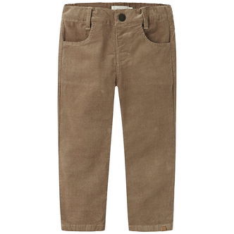 Lil Atelier Bukser - Fløjlsvelour - NmmRyansomba - Sepia Tint