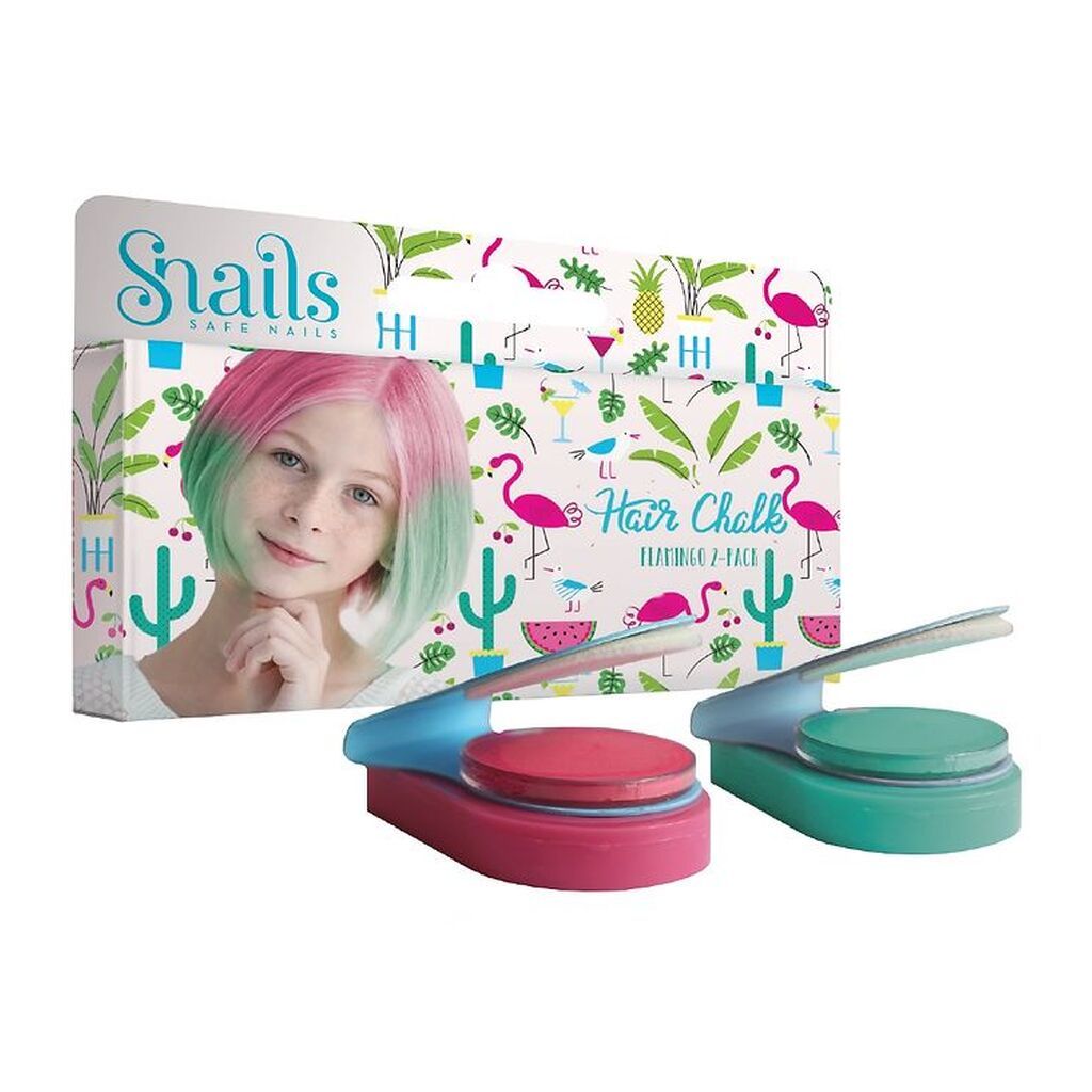 Snails Hårkridt - 2-pak - Flamingo