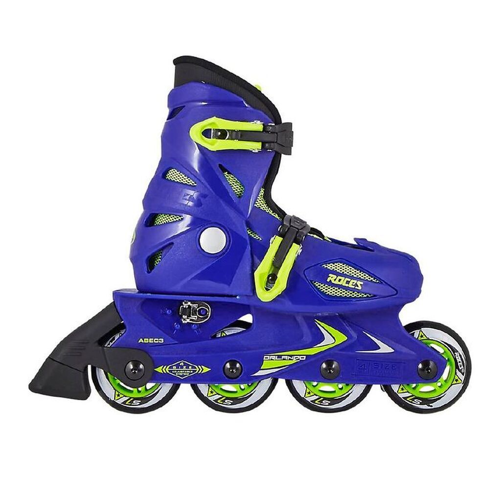 Roces Rulleskøjter - Orlando III - Blå/Lime - Inliner