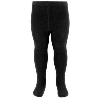 Fuzzies Strømpebukser - Uld/Bomuld - Sort