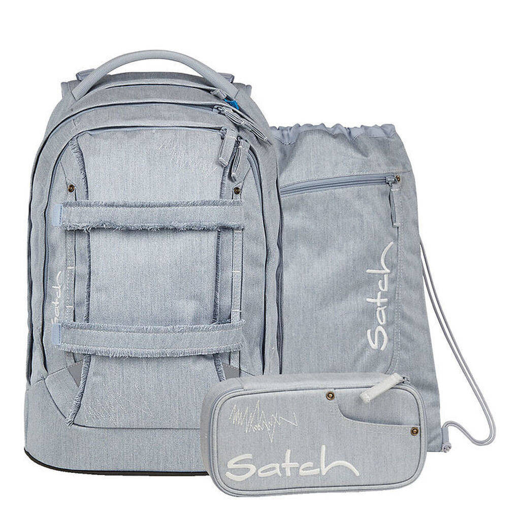 Satch Skoletaskesæt - Pack - Washed Blue