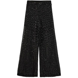 Sofie Schnoor Bukser - Sort/Palietter