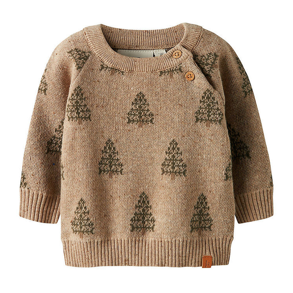 Lil' Atelier Bluse - Strik - NbnGalto - Oxford Tan