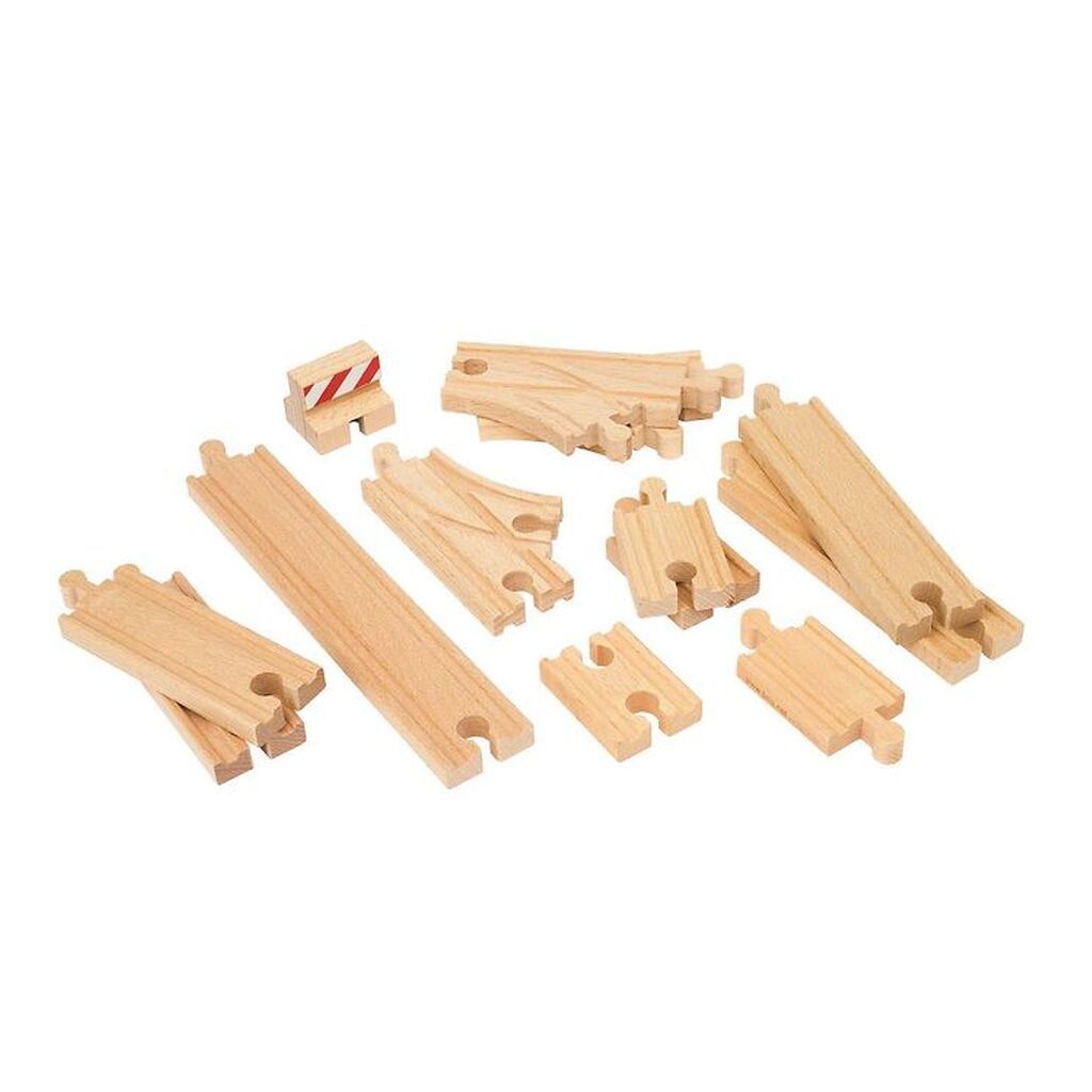 BRIO World Startpakke Skinner - 13 dele - Træ 33394