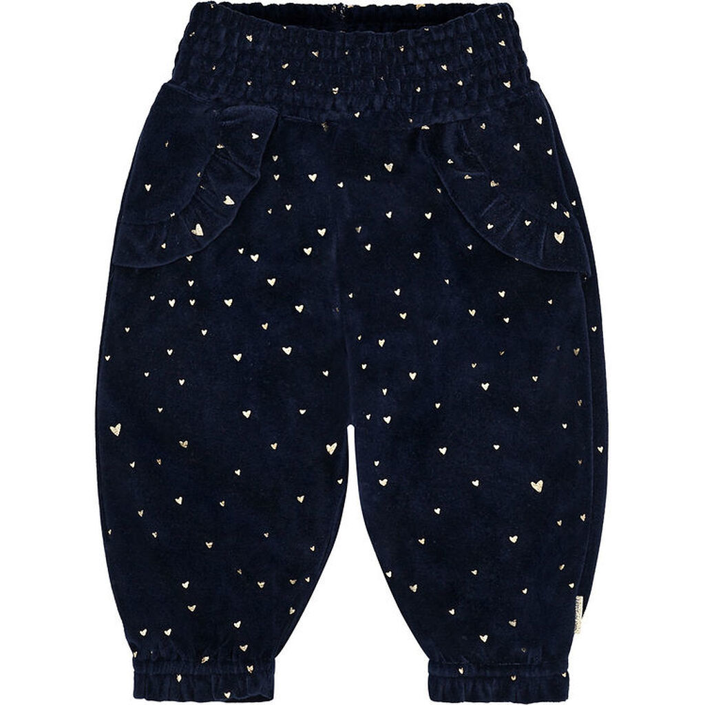 Hust and Claire Velourbukser - HCTrine - More Navy m. Guld