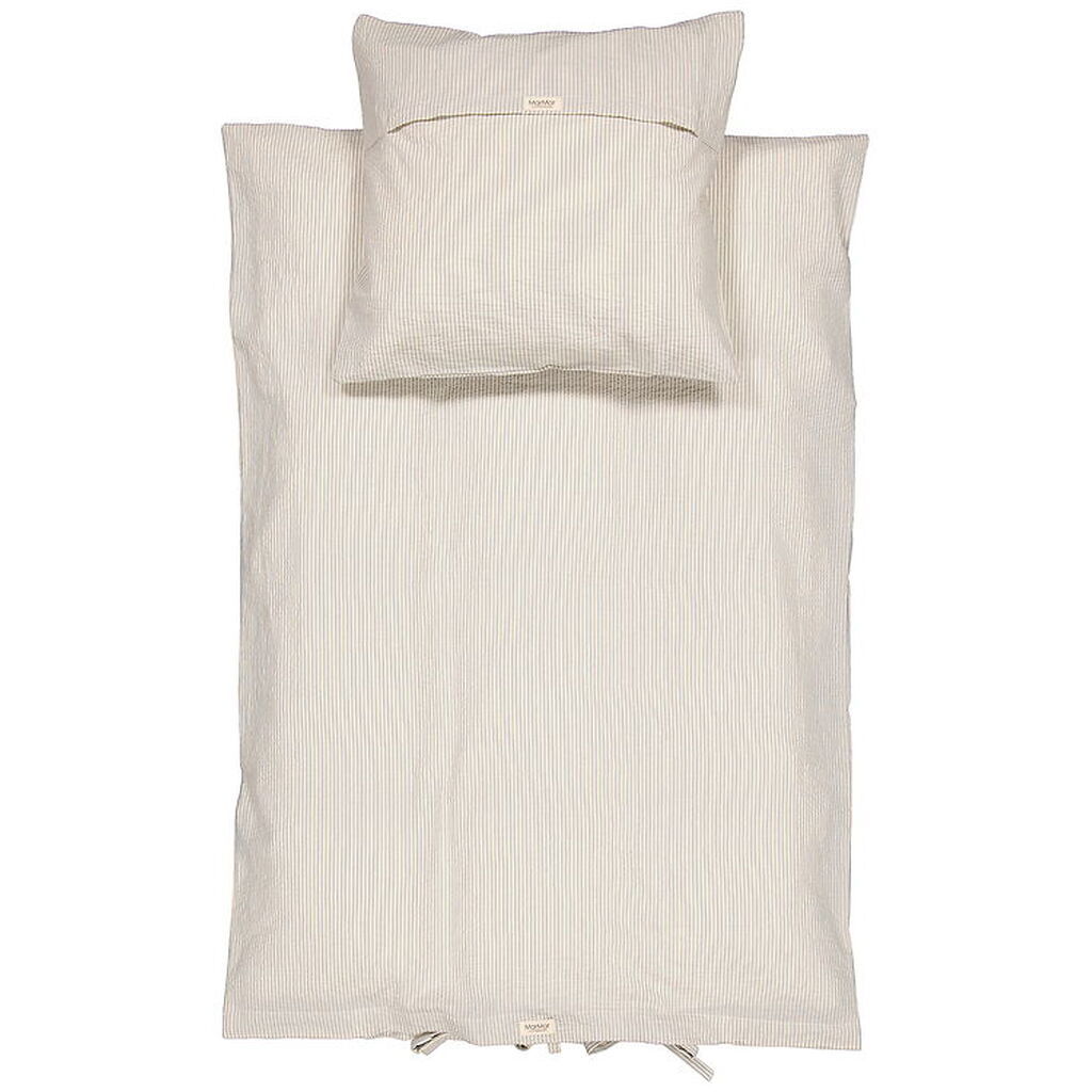 MarMar Sengetøj - Junior - Blue Stone Stripe