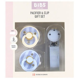 BIBS Colour Gavesæt - Sutter/Suttesnor - Str. 2 - Dusty Blue