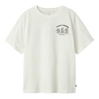 Name It T-shirt - NkmTobobbi - Cloud Dancer