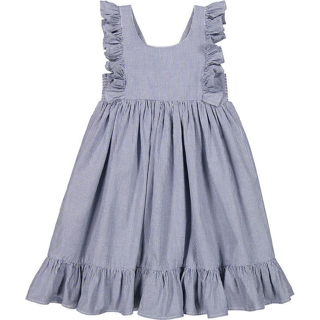 MarMar Kjole - Danita Frill - Navy Stripe