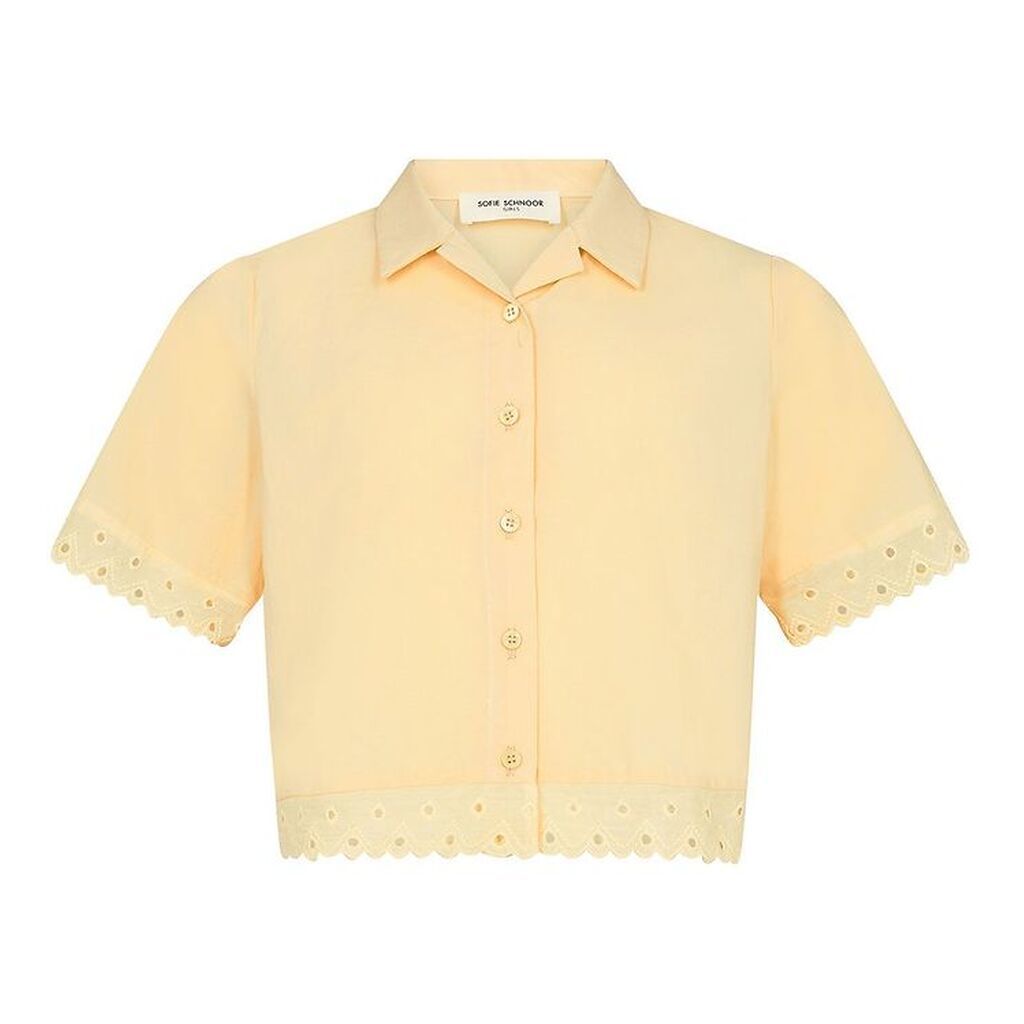 Sofie Schnoor Girls Skjorte - Light Yellow