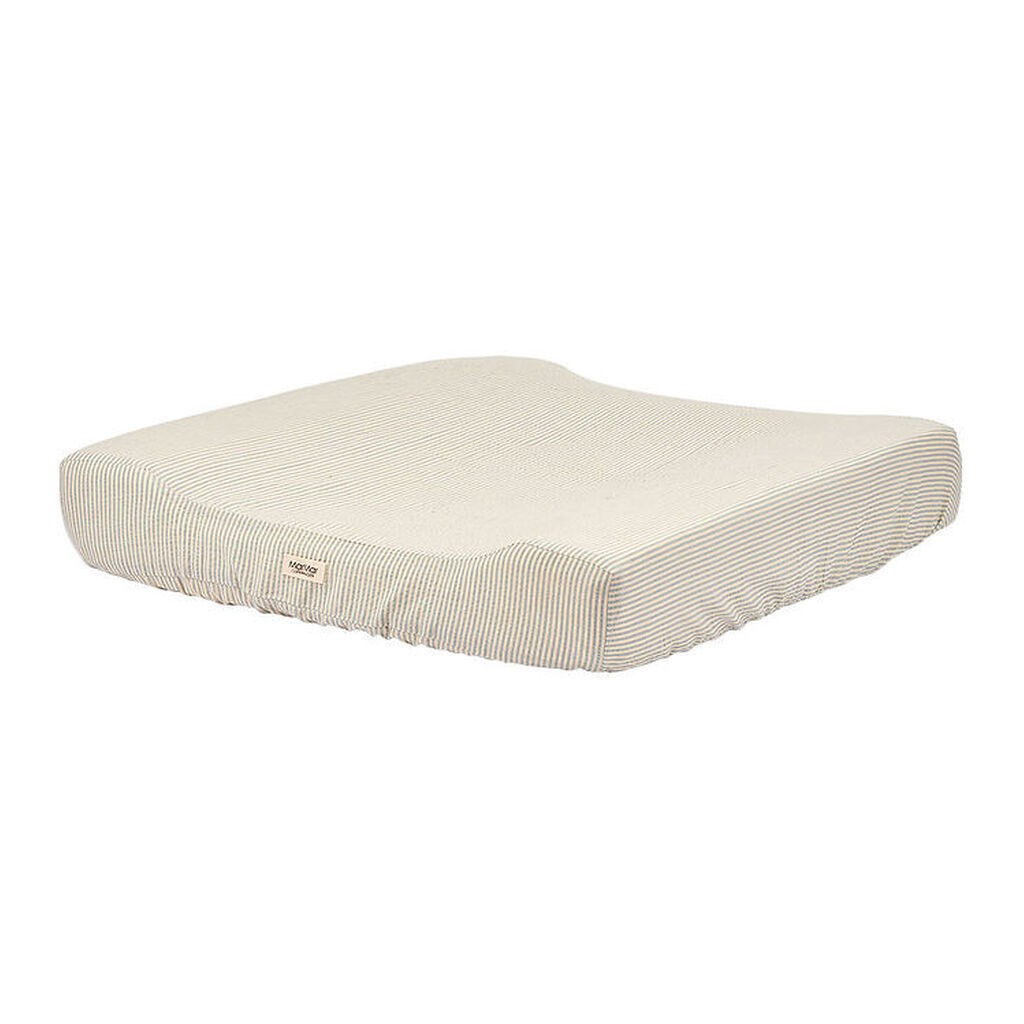 MarMar Puslepudebetræk - Blue Stone Stripe