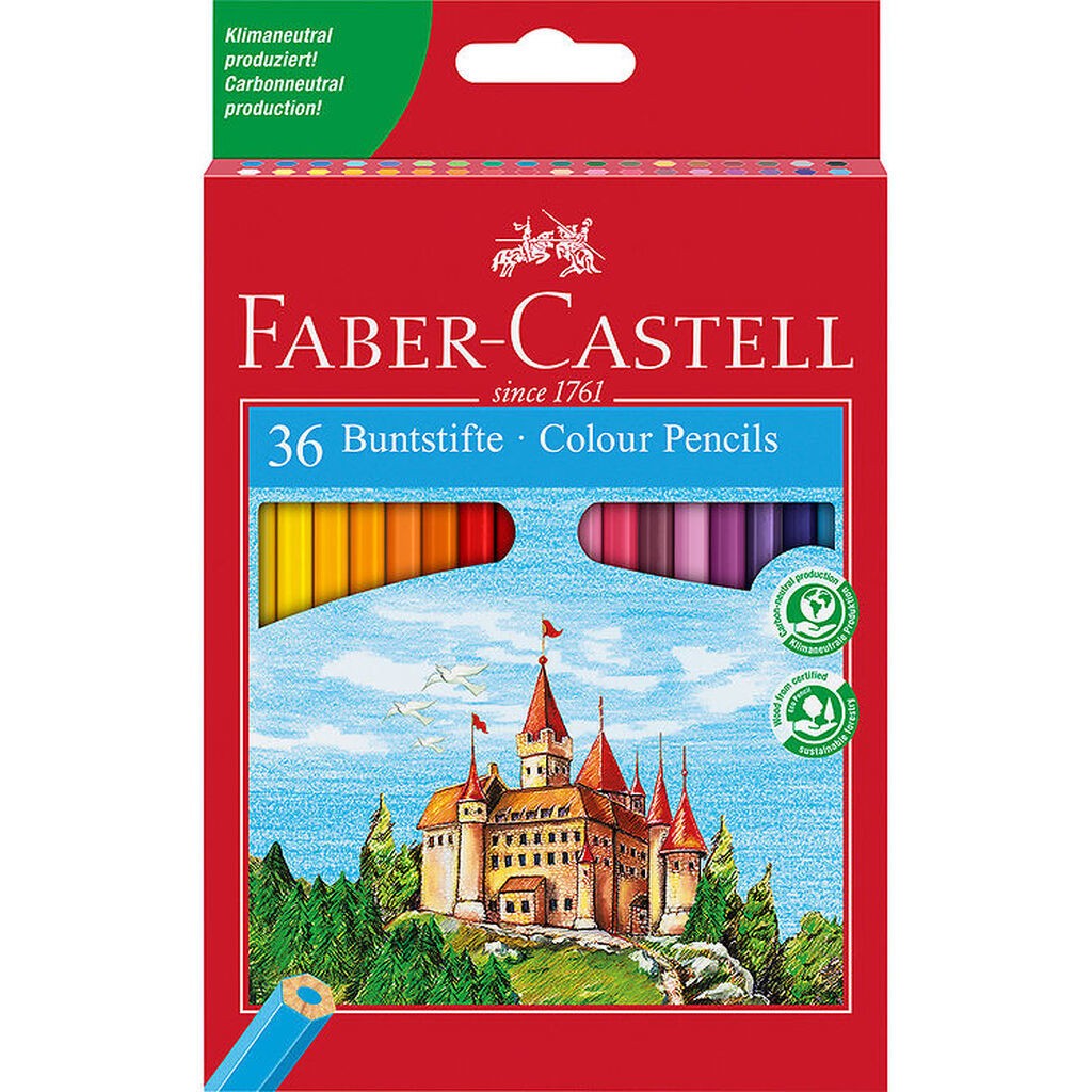 Faber-Castell Farveblyanter - Slot - 36 stk - M