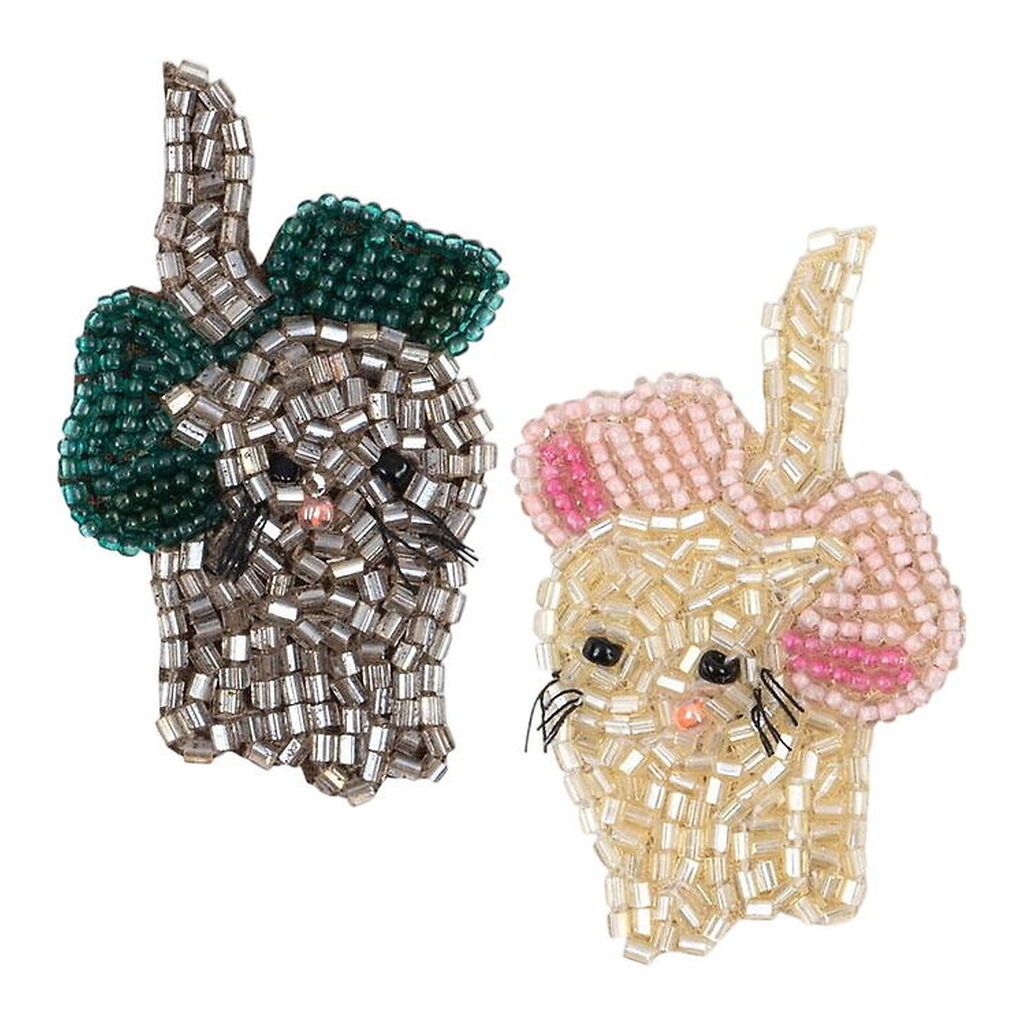 Konges Sløjd Hårklips - 2-pak - Bow Kitty