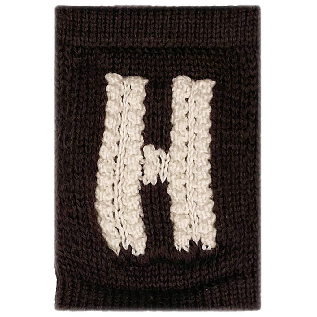 Smallstuff Strikket Bogstav - H - Natur Alfabet