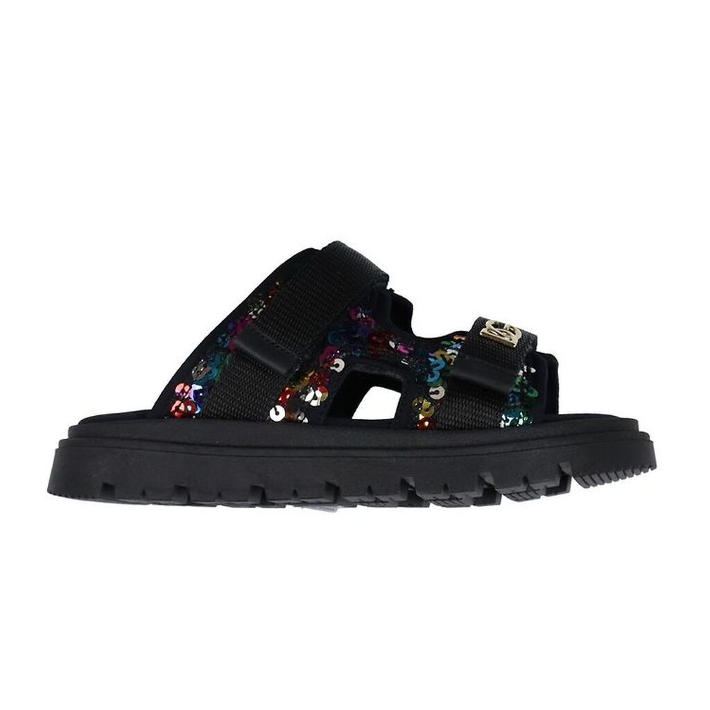Dolce & Gabbana Sandaler - Sort m. palietter