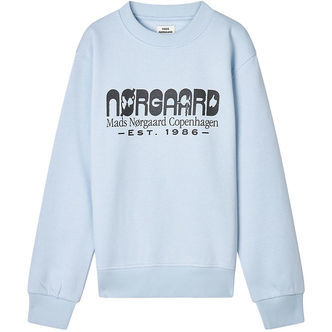 Mads Nørgaard Sweatshirt - Solo - Cashmere Blue