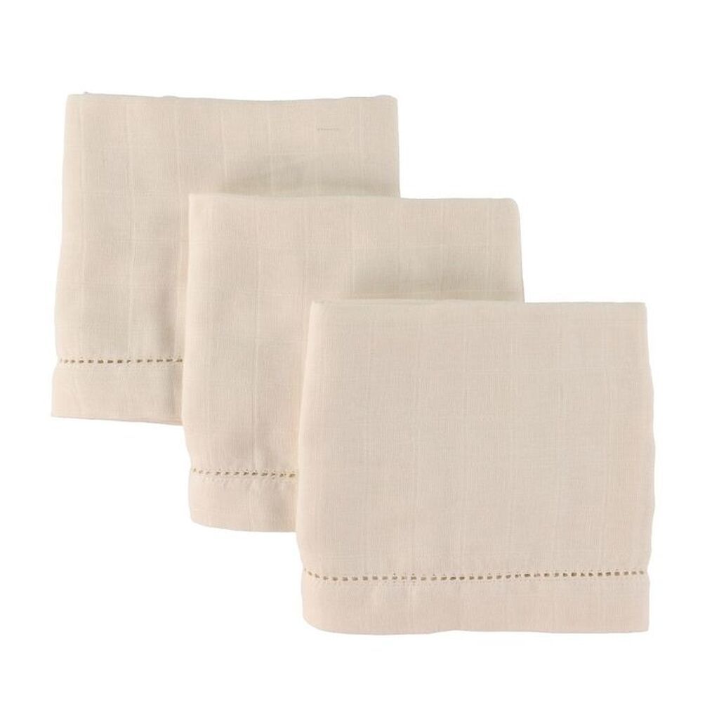 Pine Cone Stofbleer - 70x70 cm - 3-pak - Edith - Cloud