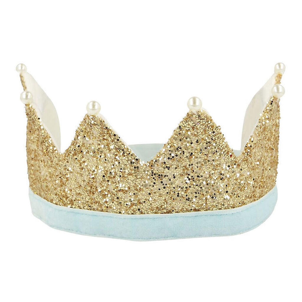 Meri Meri Udklædning - Gold & Pearl Crown