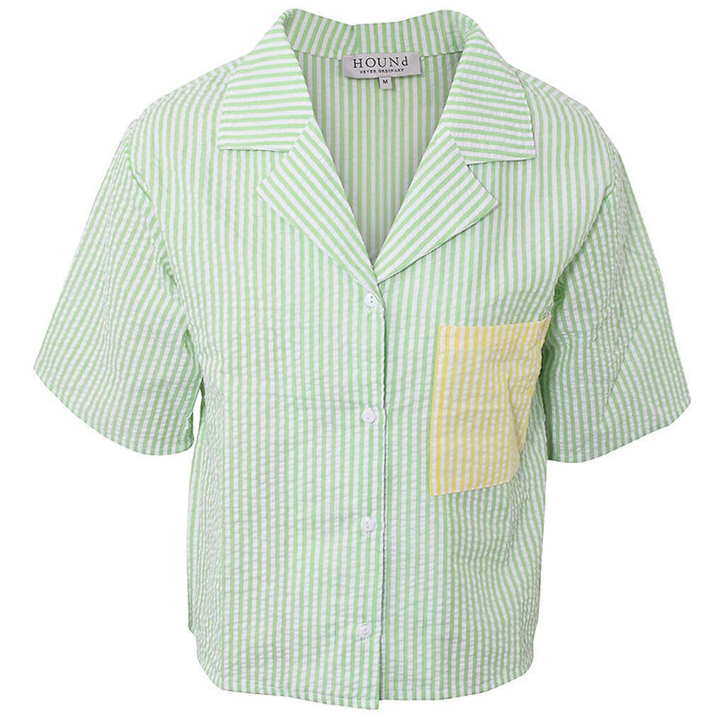 Hound Skjorte - Stripe - Power Green