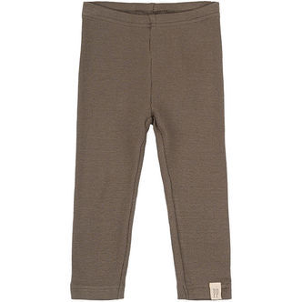 Petit Piao Leggings - Rib - Modal - Earth Brown