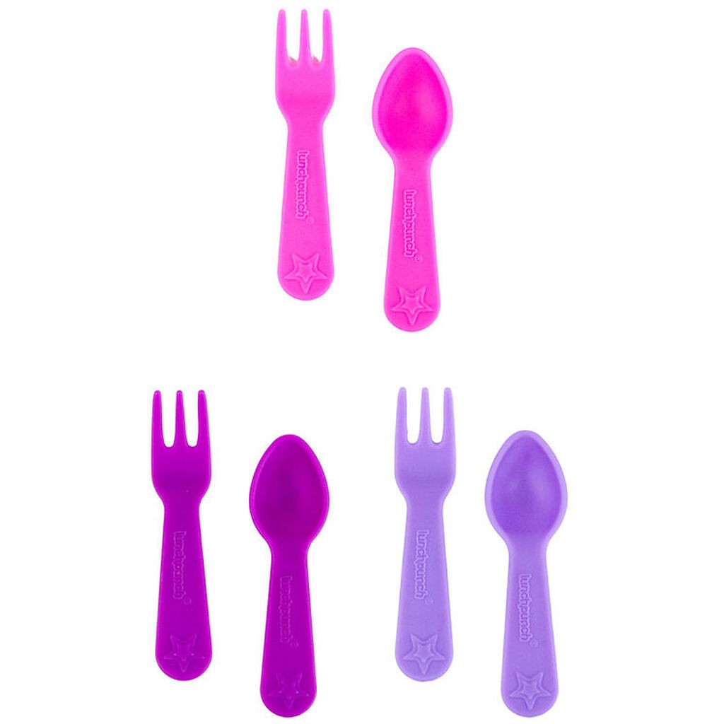 Lunch Punch Bestiksæt - 6 Dele - Blush