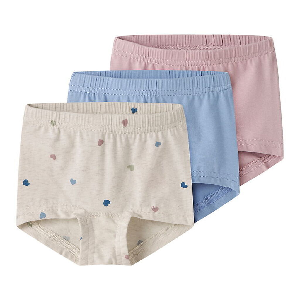 Name It Hipsters - Noos - 3-pak - NmfTights - Peyote Melange/Mau