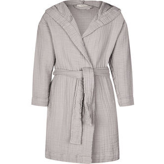 Lille Kanin Badekåbe - Musselin - Brown Smoke