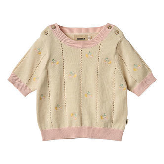 Wheat T-shirt - Strik - Malvina - Sandshell