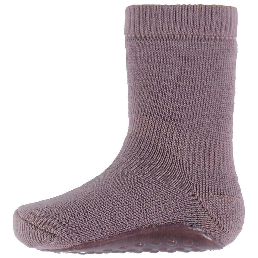 MP Strømper m. Antiskrid - Uld - Dark Purple Dove