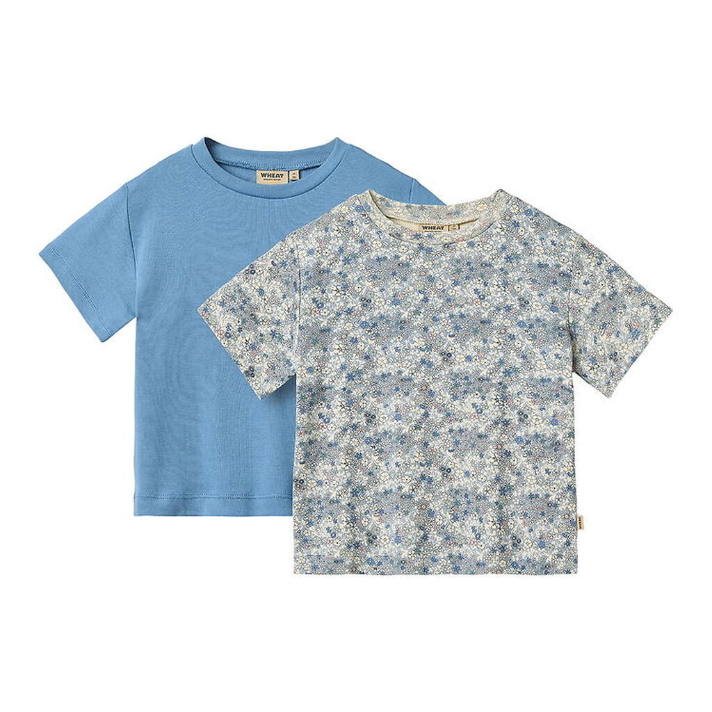 Wheat T-shirt - 2-pak - Ella - Summer Flowers