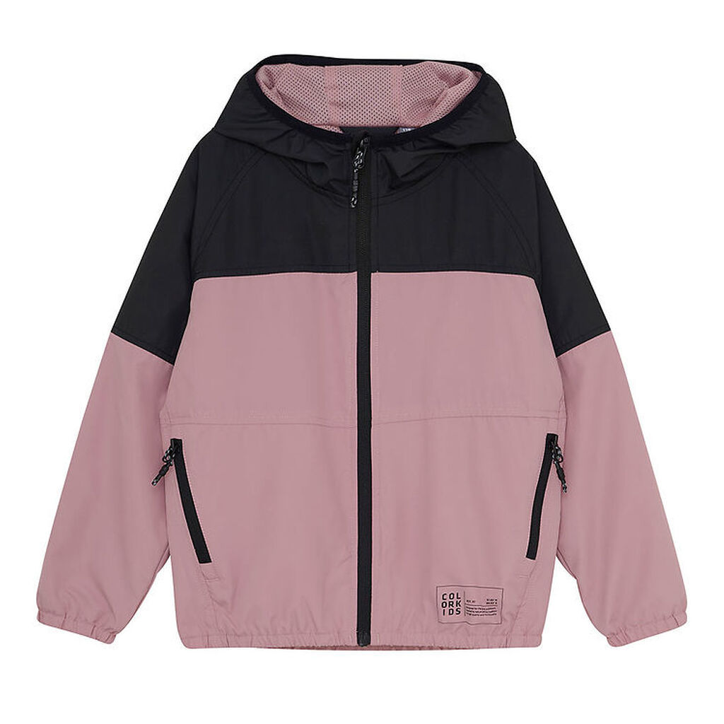 Color Kids Jakke - Jr. Windbreaker - Woodrose