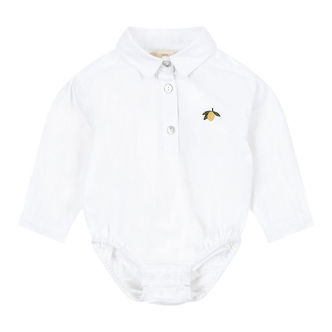 Konges Sløjd Skjortebody l/æ - Ray - Optic White