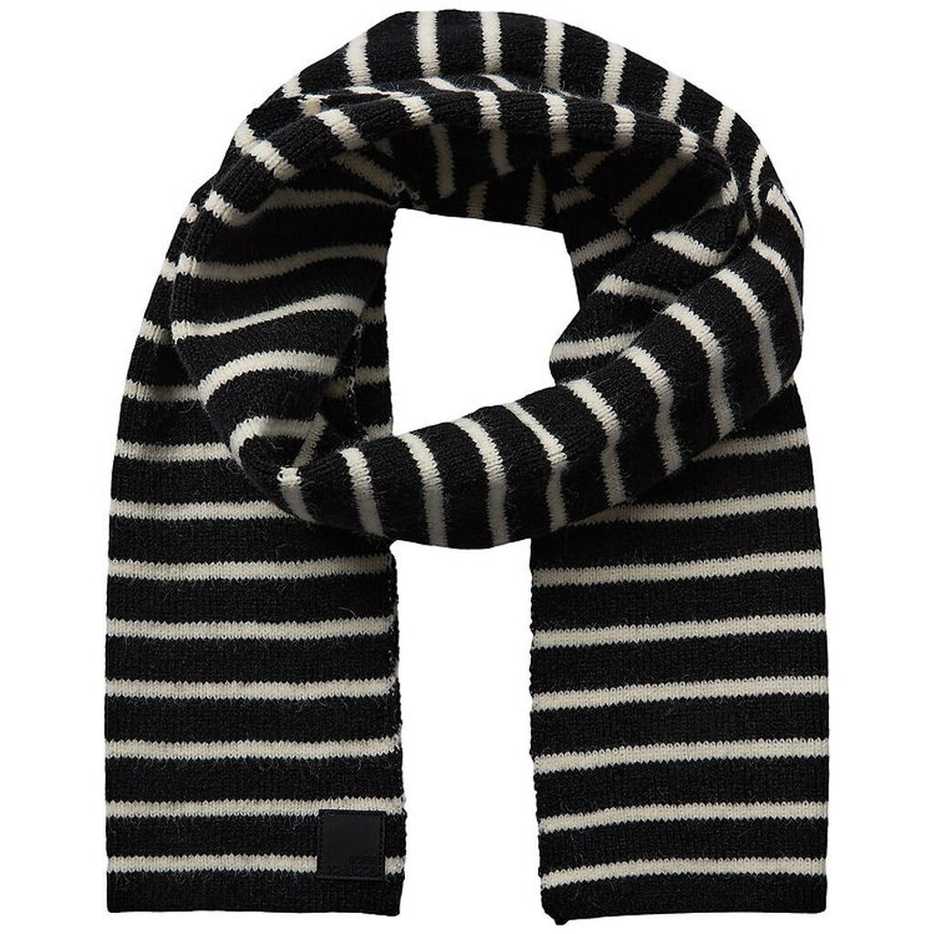 Sofie Schnoor Tørklæde - Strik - Lailasy - Sort m. Striber