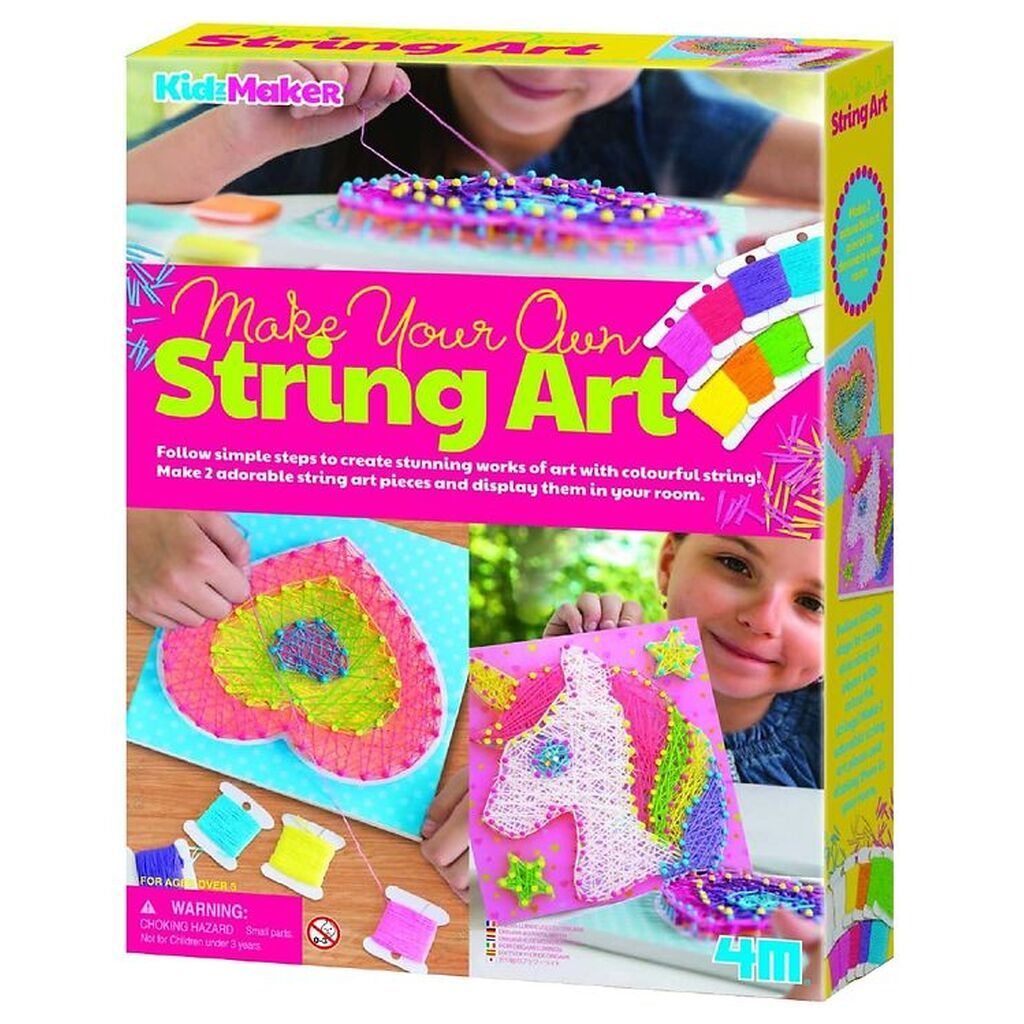 4M - KidzMaker - Lav Din Egen Trådkunst