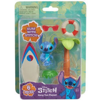 Disney Stitch Legesæt - 6 Dele - Hang Ten