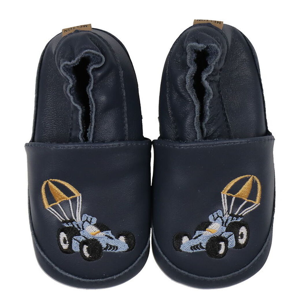 Melton Skindfutter - Navy m. Racer Bil