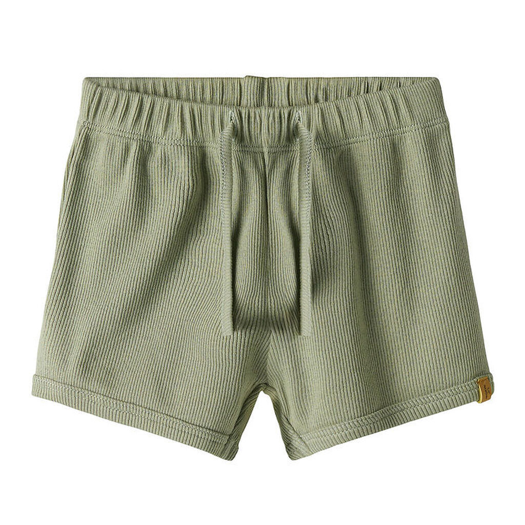 Lil' Atelier Shorts - Rib - NbmGago - Seagrass