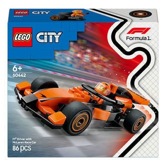 LEGOÂ® City - F1Â®-kører m. McLaren-racerbil 60442 - 86 Dele